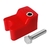 Protector De Eje De Cambios Biker Rojo