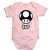 Body infantil desenhos Super Mario Cogumelo - Algodão - comprar online