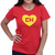 Babylook feminina Chapolim Colorado - Algodão