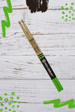 Baquetas custom Solobeat (Verdes) - comprar online