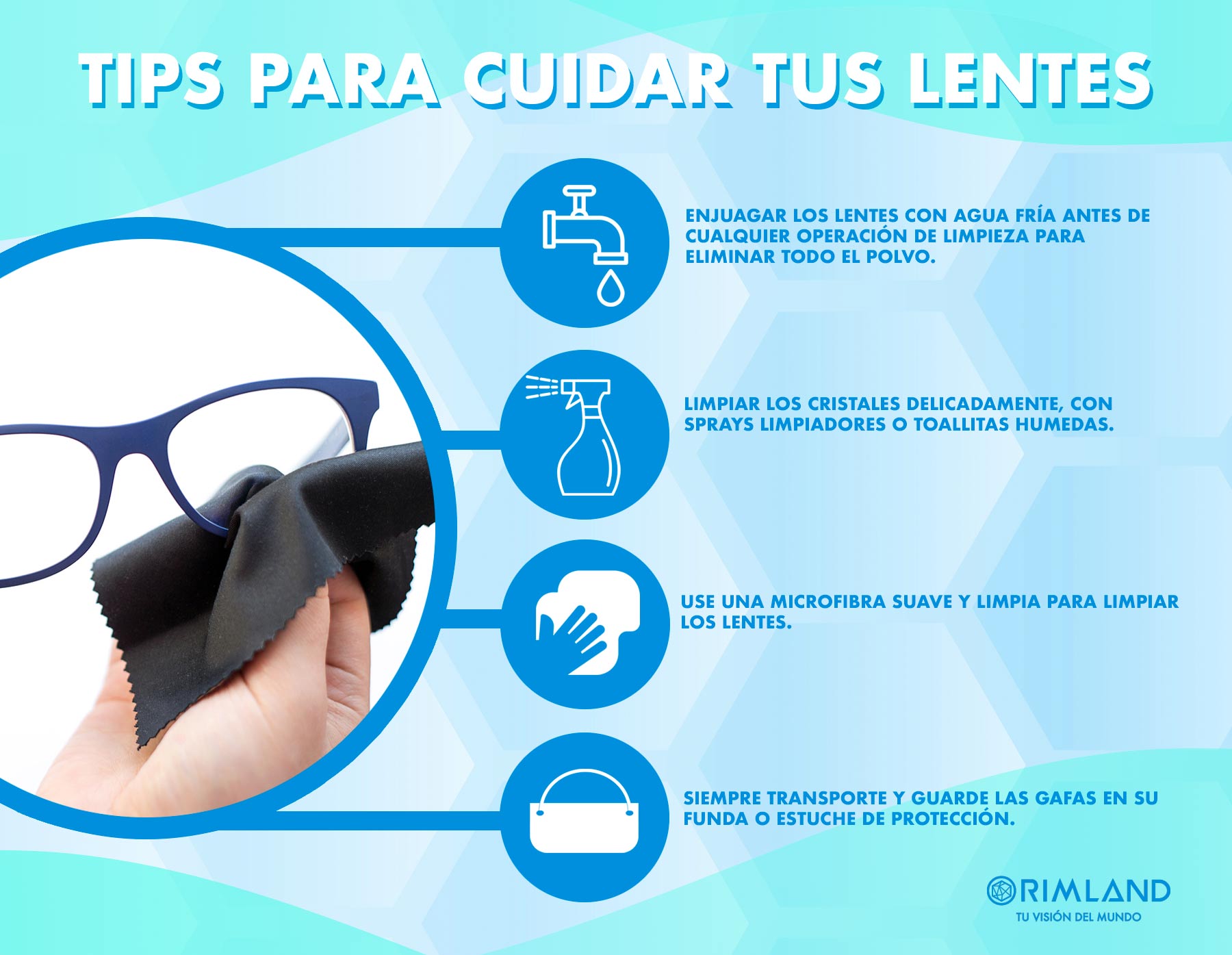 Tips para cuidar tus lentes de sol