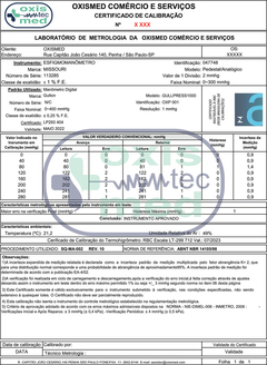 Calibração CENTRIFUGA com emissão de certificado rastreável - comprar online