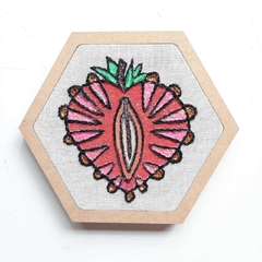 Cuadro Corazón Frutilla
