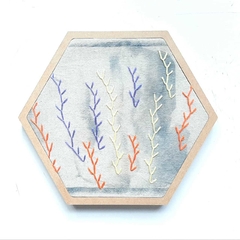 Cuadro Jardín de Alicia (naranja) - comprar online