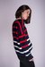 Daiana. Sweater perlado rayado