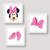Minnie Mouse Rosa - Kit quadrinhos com moldura - comprar online