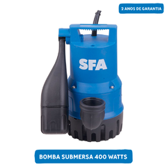 Bomba submersa 400 watts para água suja, 220V - 2 anos de garantia - comprar online