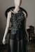 Vestido de tul con apliques bordados