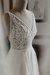 Vestido de Novia con ramilletes bordados