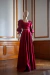 Bordeaux A-Line Skirt