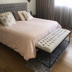 PIE DE CAMA GREY - comprar online