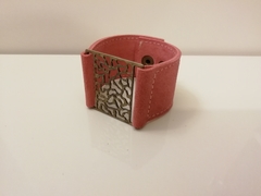 Brazalete Minilazos Bronce-Gamuza - tienda online