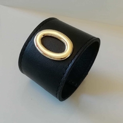 Brazalete Aplique Oval Dorado - comprar online