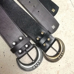 ZURRIOLA - Cinturón en Cuero en 6,5cm