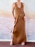 VESTIDO SEREIA MARROM - comprar online