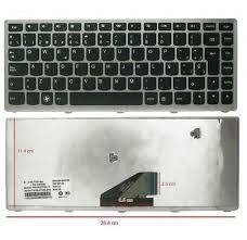TECLADO LENOVO U310 US BLACK FRAME GRAY