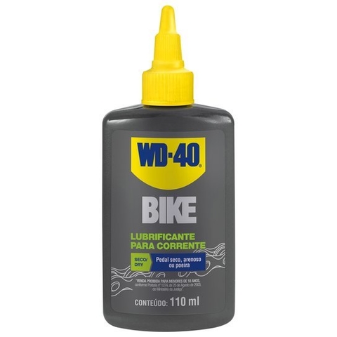 Lubrificante a Seco Bike Dry 110ml WD40 P/Correntes