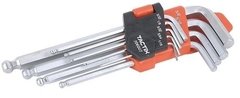 JGO. LLAVES ALLEN PUNTA BOLA 25º 9PC COD. 206005