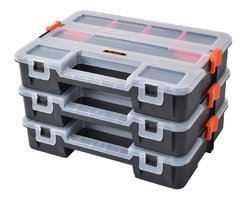 CAJA MULTIUSO 3PC APILABLES DE 9 COMP. REMOVIBLES COD. 320027