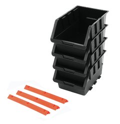 GAVETERO MULTIUSO 8PC CH. CON 4 LISTONES PARA COLGAR COD. 320604