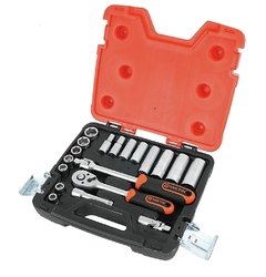 KIT HERRAMIENTAS 19PC DE BARRA DE EXT. Y TUBOS COD. 365017