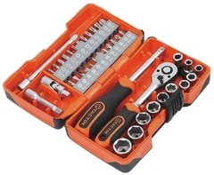 ESTUCHE CON SET DE 40PC DE BARRA DE EXT., TUBOS Y PUNTAS DE DESTORN. COD. 365063