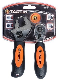 SET DE 2PC LLAVE FRANCESA & CRIQUE DUAL MINI COD. 900107