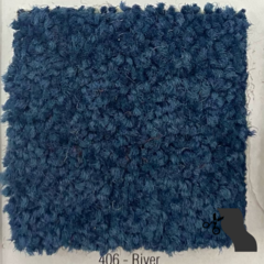 Carpete Beulieu Belgotex Westminster - 406 - River - Largura 3,66mt
