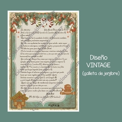 Carta de Santa Individual - tienda online