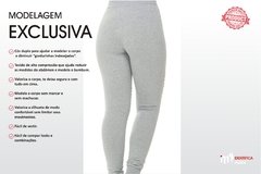 Calça Legging Cintura Alta Cotton Fitness | (Cinza Claro) | Ref: LEGL045 - Promoção !!! na internet