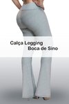 Imagem do Legging Flare Jacquard (Boca de Sino) | Ref: LEF032 - Promoção !!!