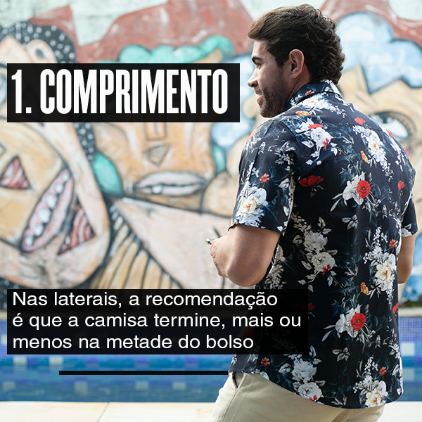 comprimento certo camisa