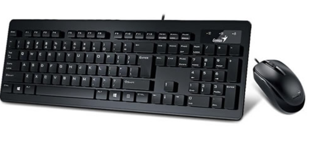 Kit Teclado Y Mouse Slimstar C130 Genius Usb Con Cable - comprar online