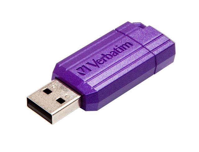 PEN DRIVE 16 GB SLIDER NEGRO 98696 VERBATIM - comprar online