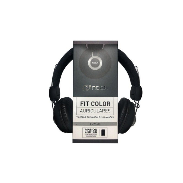 Auriculares Celular Noga X-2670 Microfono Manos Libres.- Colores- NEGRO-BLANCO-ROSA-ROJO