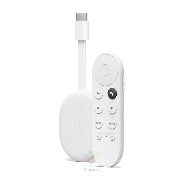 Chromecast with Google TV de voz 4K 8GB snow con 2GB de memoria RAM