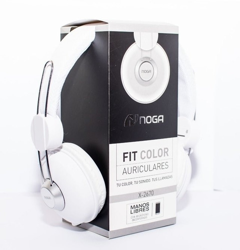 Auriculares Celular Noga X-2670 Microfono Manos Libres.- Colores- NEGRO-BLANCO-ROSA-ROJO - comprar online