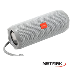 PARLANTES AUDIO BT ALIM BATERIA NM-FLOW-A 10W AZUL NETMAK