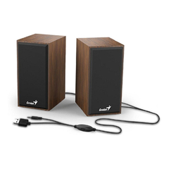 Parlante Genius SP-HF180 madera y negro
