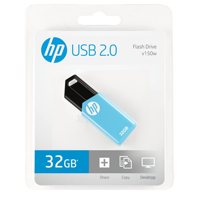 Hp Pen Drive 32gb V150w - Retractil