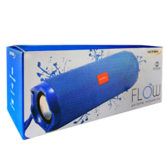 PARLANTES AUDIO BT ALIM BATERIA NM-FLOW-A 10W AZUL NETMAK