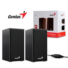 Parlante Genius SP-HF180 madera y negro