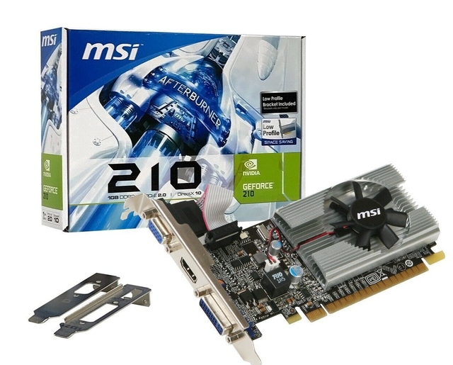 Placa De Video Msi N210 1gb Ddr3 Dvi/hdmi/vga