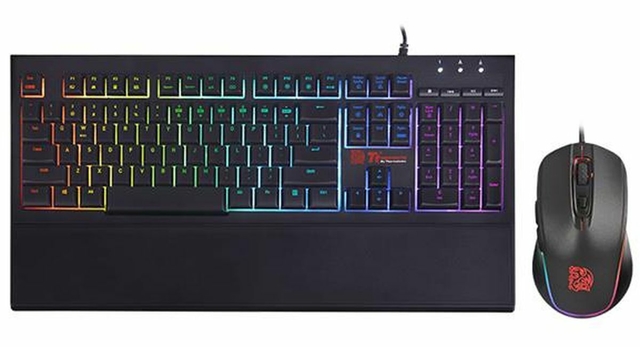 Kit Teclado Mouse Thermaltake Ttesports Challenger Elite Rgb