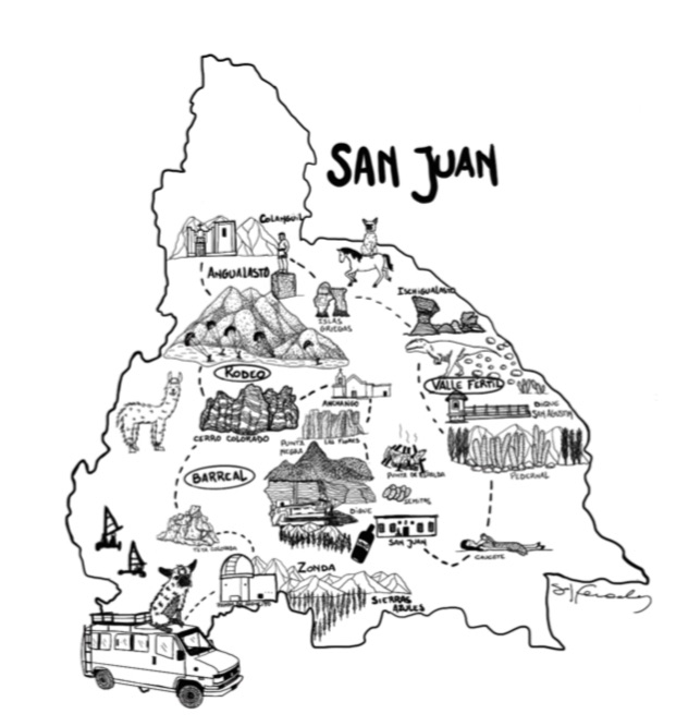 Mapa de San Juan - Comprar en Sol Fernandez