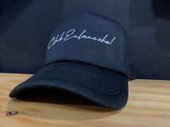 gorra CLUB manuscrita negra