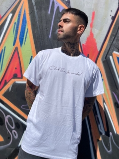 remera CLUB oversize blanca (talle unico) - comprar online