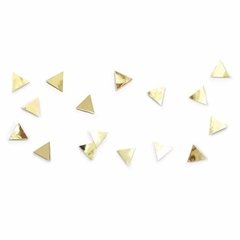 Adorno Parede Metálico Dourado 16pc Triangulo Confetti Umbra - comprar online