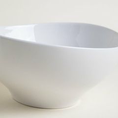 BOWL DE CERAMICA IRREGULAR BLANCO - comprar online