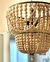 Lampara / ARAÑA DOBLE BOMBE 45 MADERA - comprar online